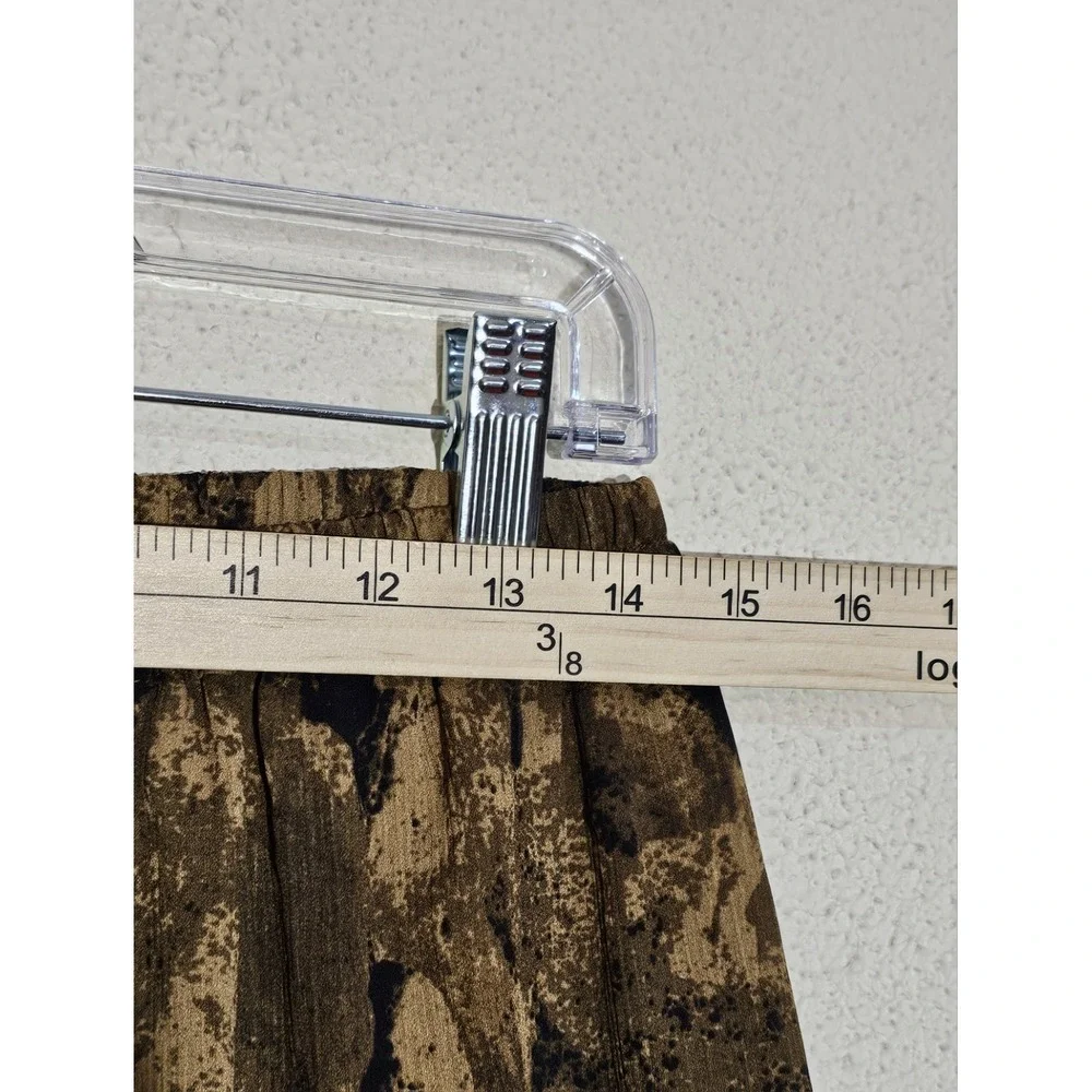 Linea‎ By Louis Dell'olio Sm Earthtone Teired Midi Skirt Flowy Boho Fairy Grunge - Picture 11 of 11